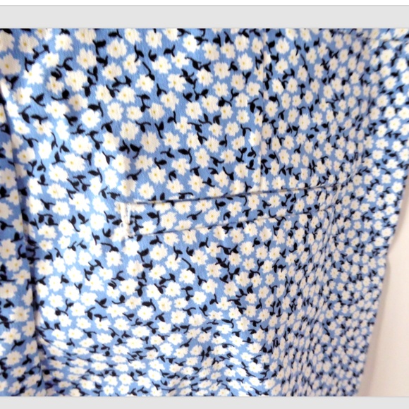 Jules & Leopold Floral Soft Stretch Cropped High Waist Pull On Slim Capri Pants - Picture 6 of 9